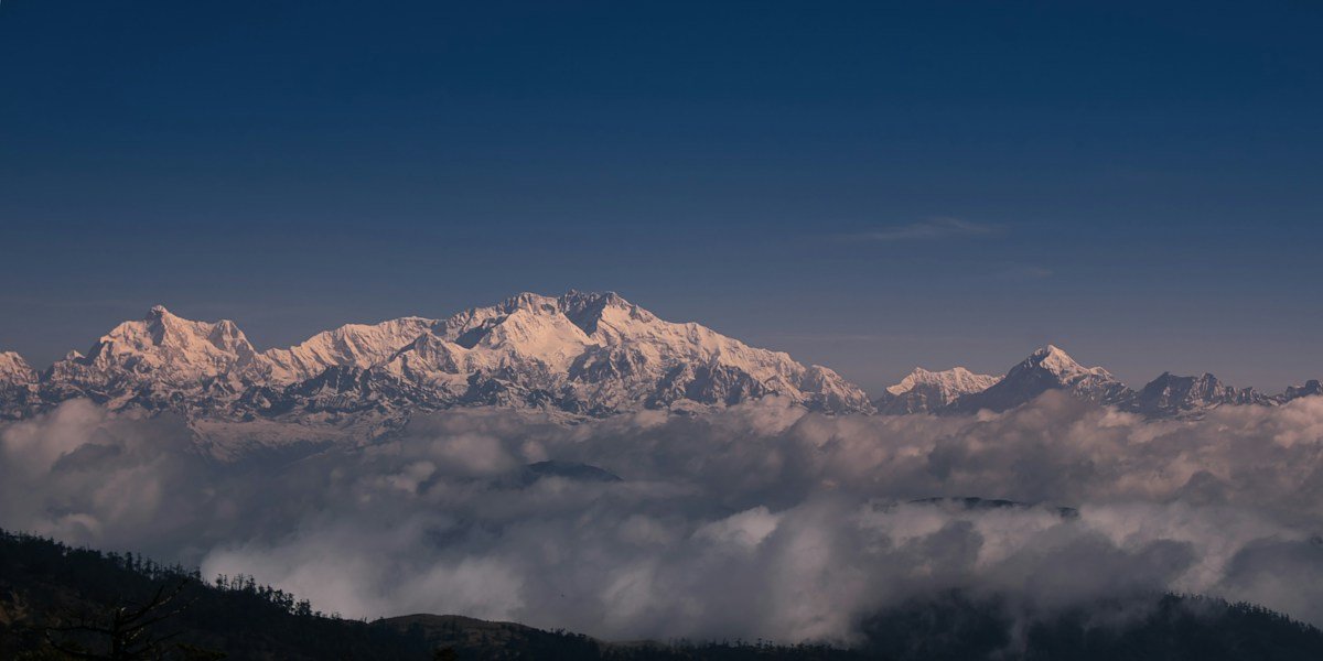 Sikkim in November 2026: snow-capped Kanchenjunga mountain range